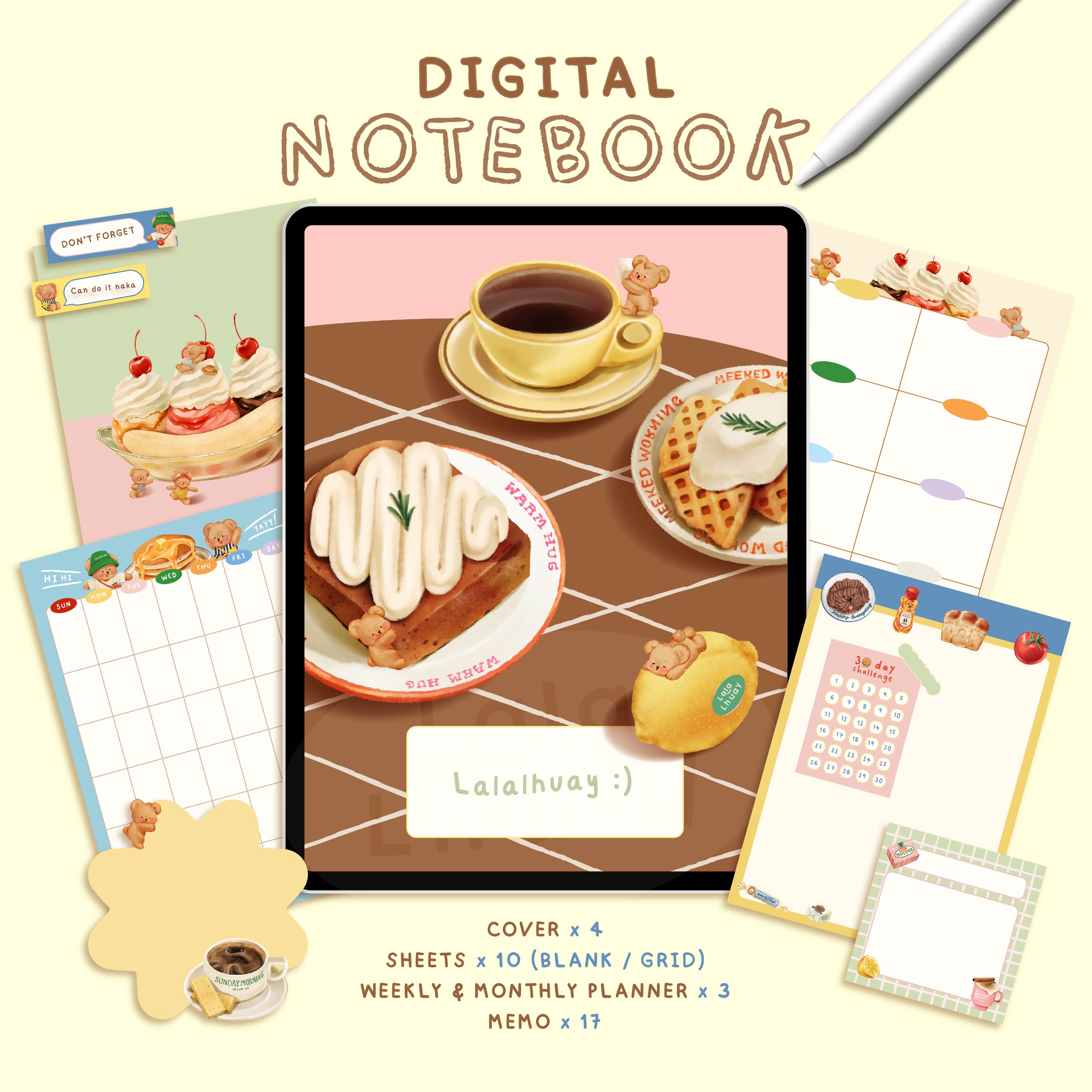 Digital Notebook ( Something Sweet collection)