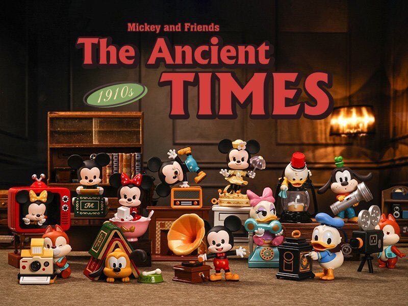 [พร้อมส่ง] Pop Mart Mickey and Friends: The Ancient Times (แบบสุ่มเดี่ยว)