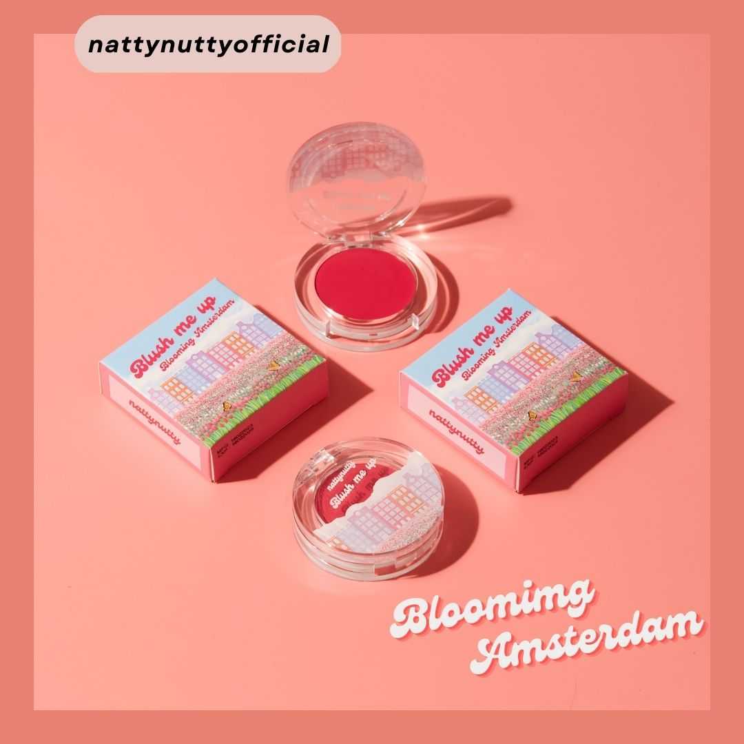 บลัชออนเนื้อครีม nattynutty blush me up สี blooming Amsterdam
