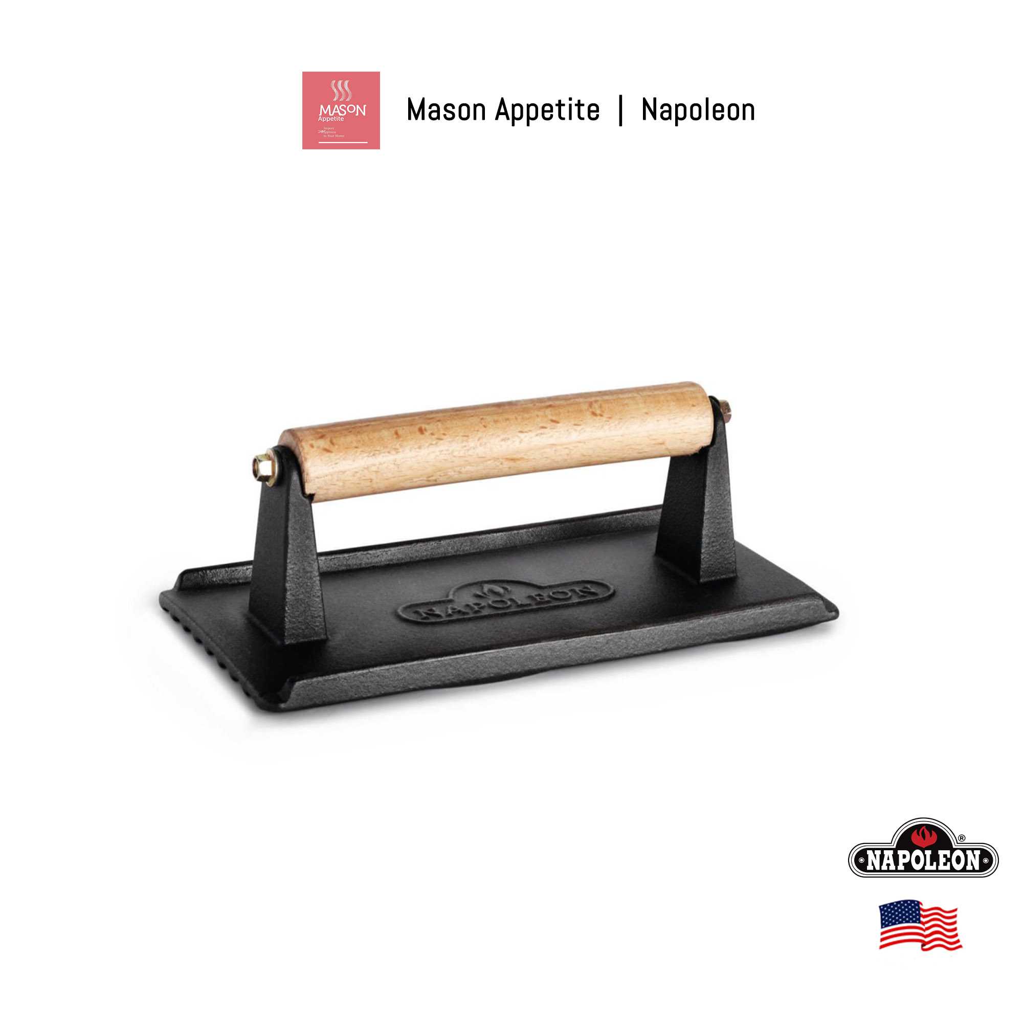 56056 Napoleon Cast Iron Chef's Press แท่นทับอาหารเหล็กหล่อ นโปเลียน