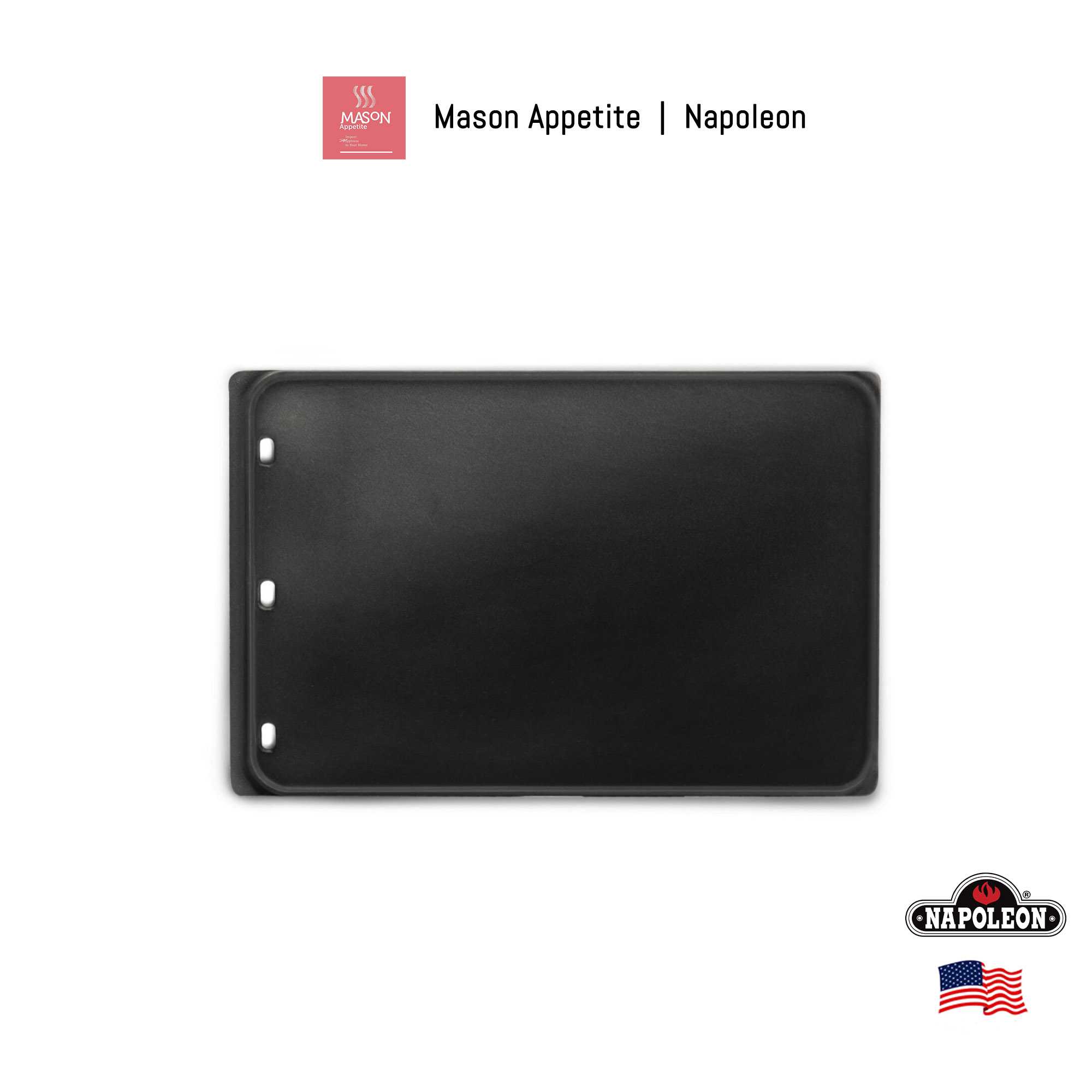 56365 Napoleon Cast Iron Griddle 365 แผ่นกริลล์เหล็กหล่อ นโปเลียน รุ่น365