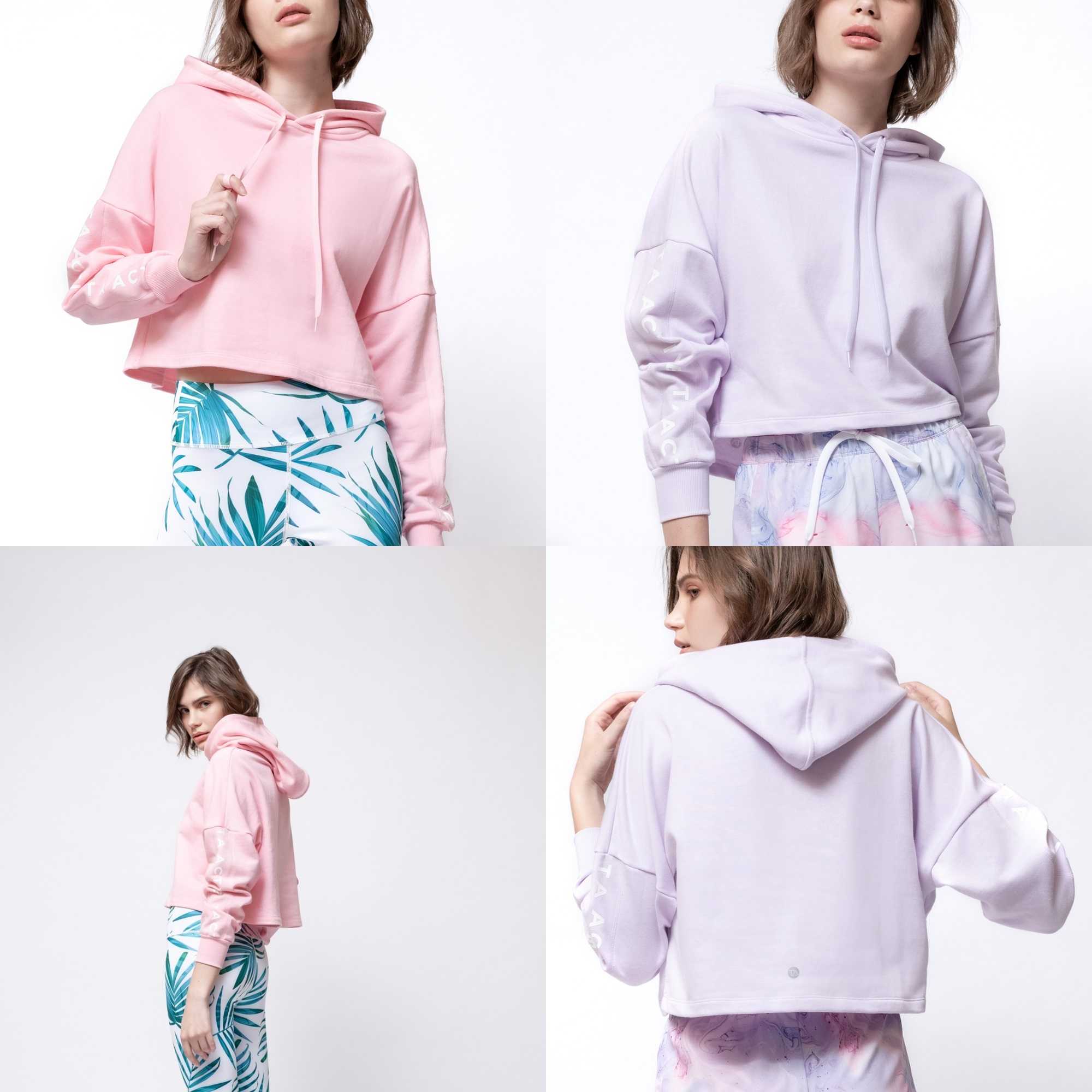 TERRY CROPPED HOODIE