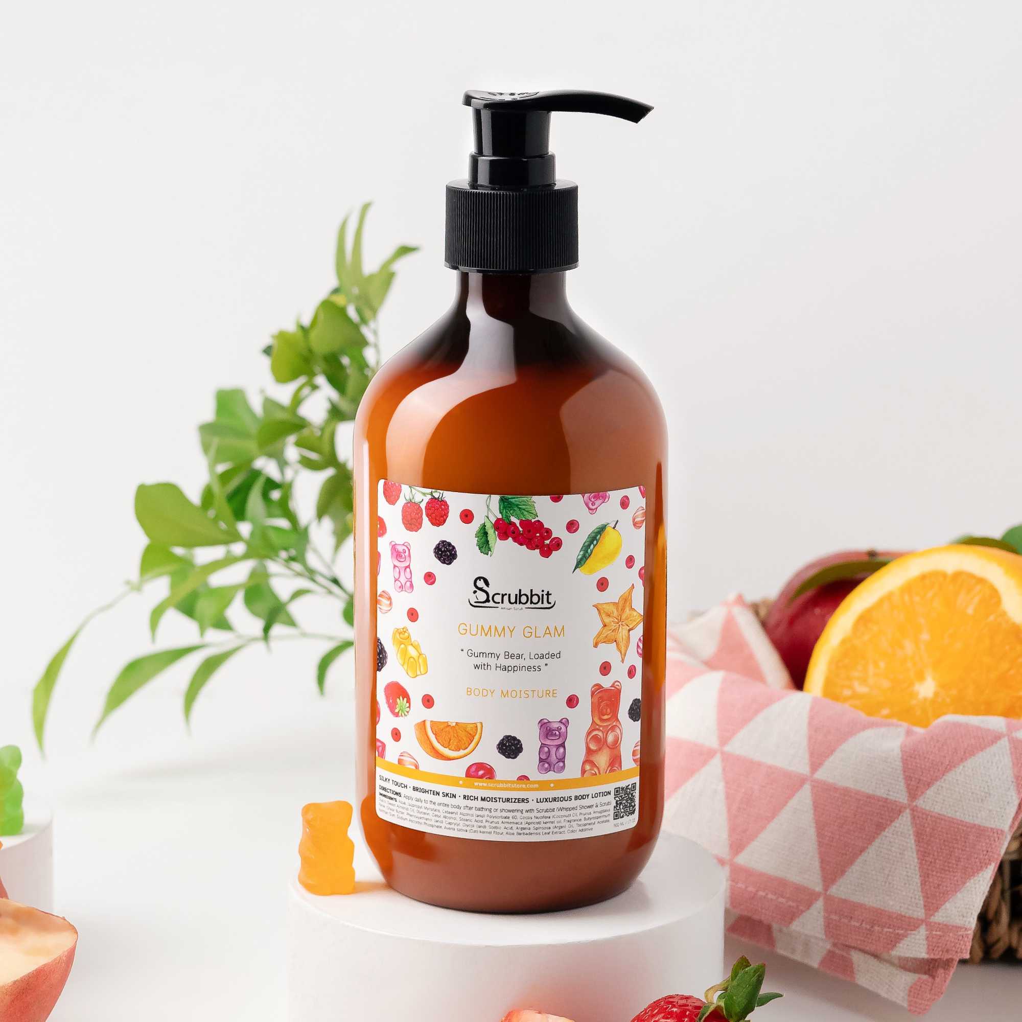 บอดี้ มอยซ์เจอร์ โลชั่นบำรุงผิว Body Moisture : Gummy Glam กลิ่นเจลลี่หมี หอมผลไม้ สดชื่น