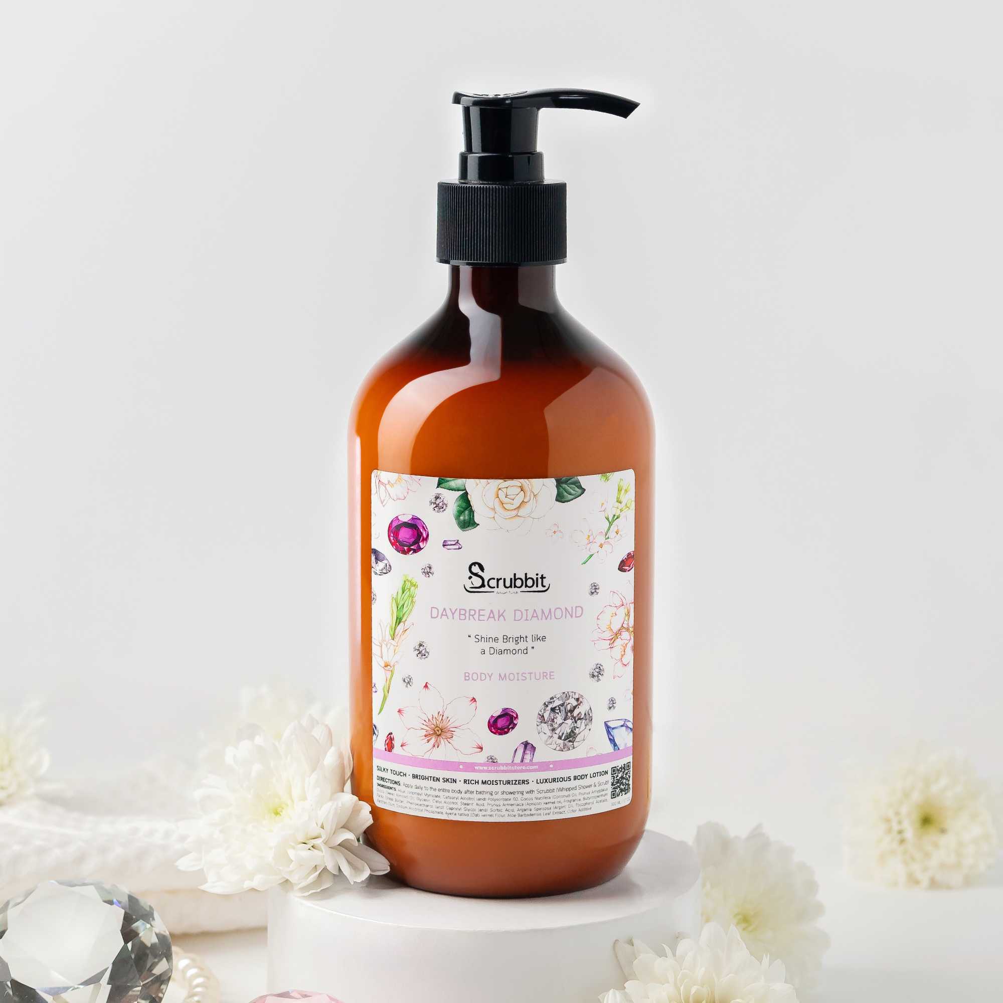 บอดี้ มอยซ์เจอร์ โลชั่นบำรุงผิว Body Moisture : Daybreak Diamond กลิ่นเพชร หอมหรู รวมดอกไม้สีขาว
