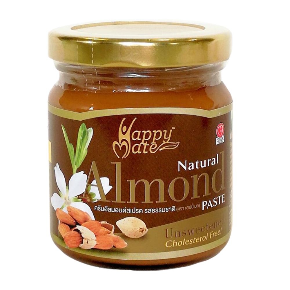 HappyMate ครีมอัลมอนด์รสธรรมชาติ 200 g
