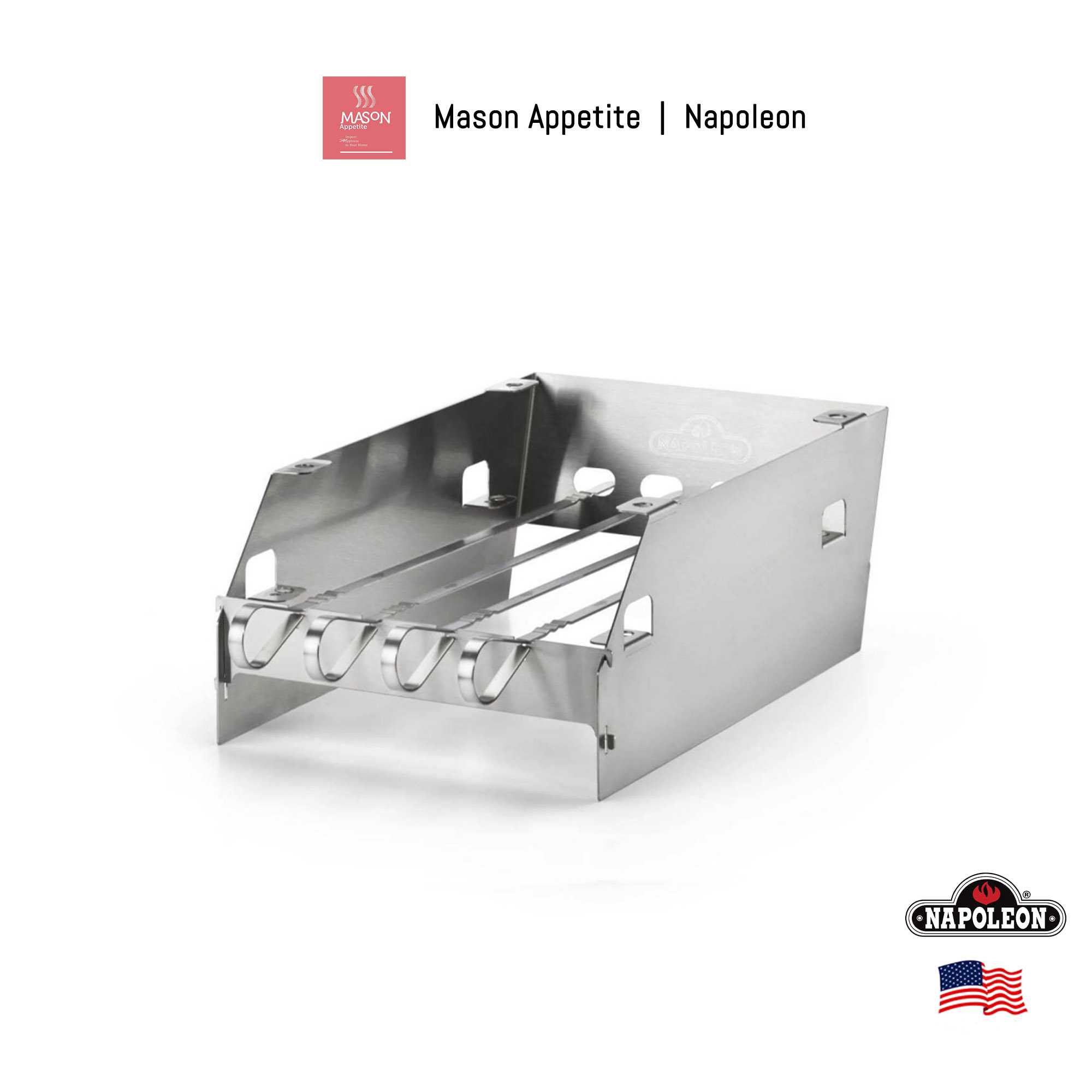 71301 Napoleon Windshield Sizzle Zone - 3 TILE ชุดที่ย่างอาหาร3พร้อมที่บังลมนโปเลียน