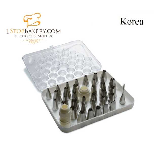 Korea 784 Cake Decorating Set 38 pcs / ชุดหัวบีบตกแต่งขนมขนาดใหญ่