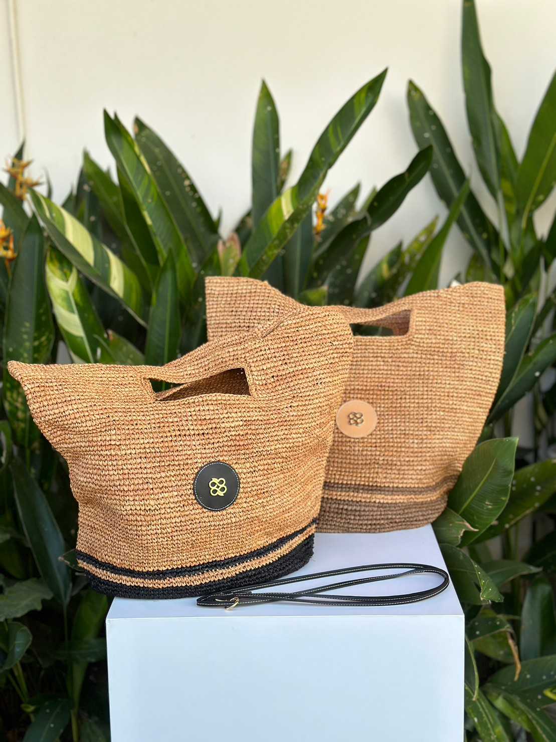 Tia Raffia Bag