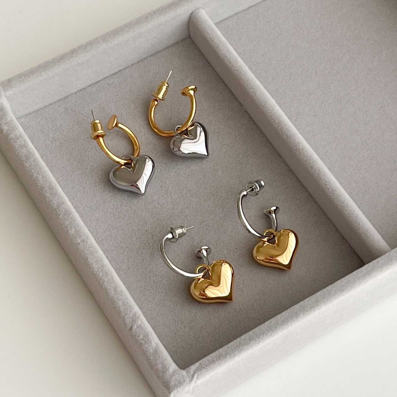 Half Hearted Earrings ❤️‍🔥