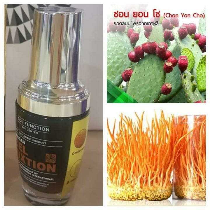 Cel fixtion น้ำหมักเอ็นไซม์จากตะบองเพชรซอนยอนโซผสมถั่งเช่า เบต้ากลูแคน 30 มล.