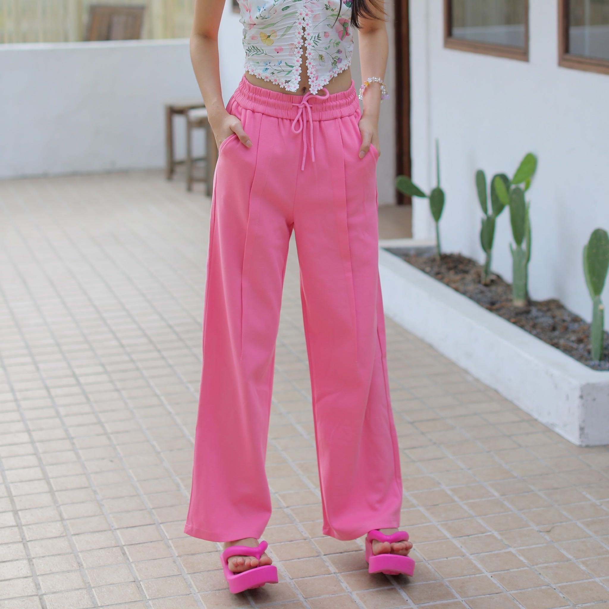 Candy jogger - กางเกงวอร์มผูกเอว