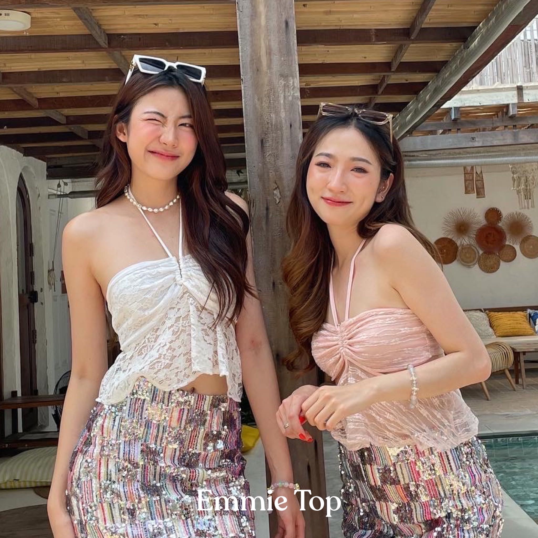 Emmie top - เสื้อผูกหลัง