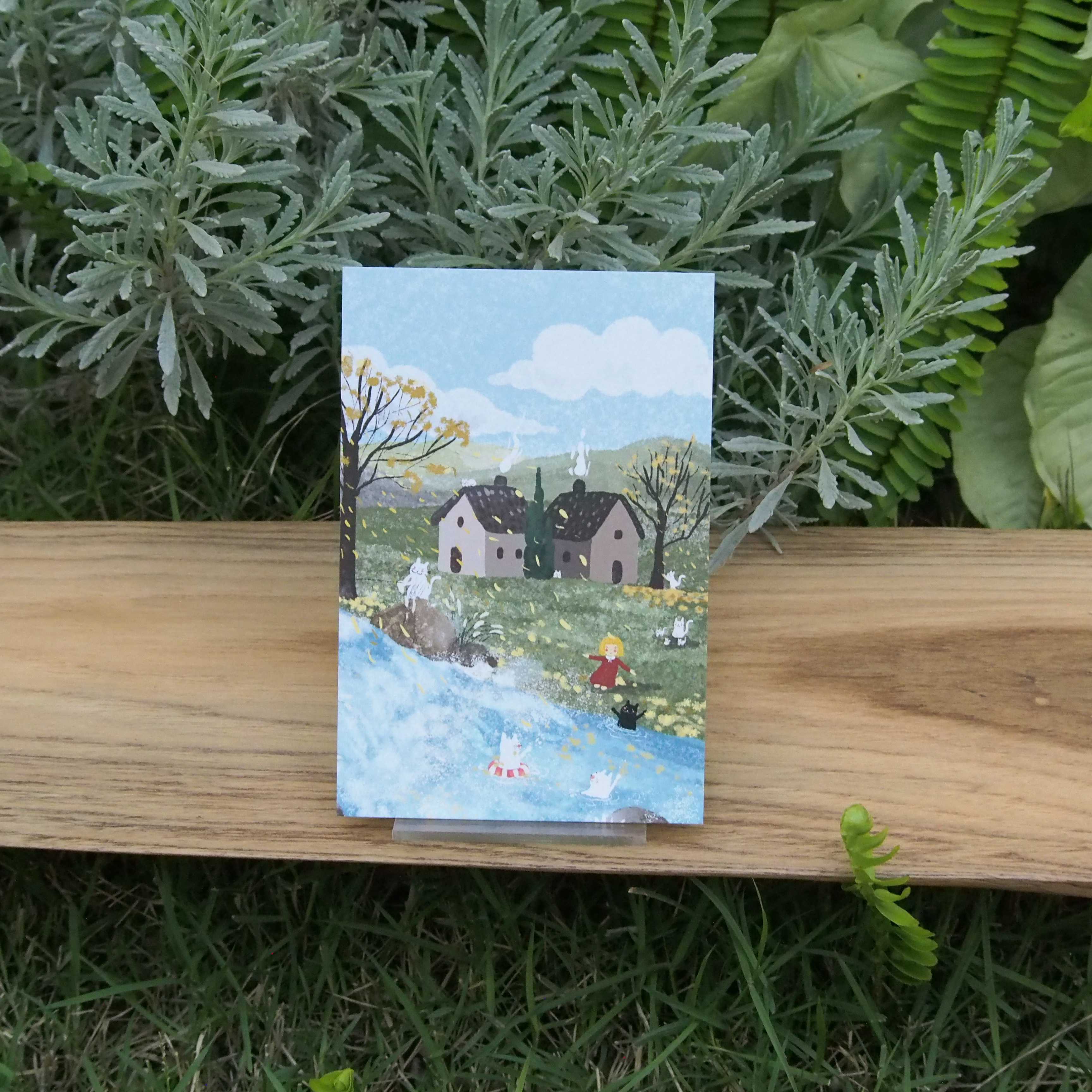 Postcard รูป มันทำให้ฉันยิ้มในทุกๆ ครั้งที่นึกถึง
