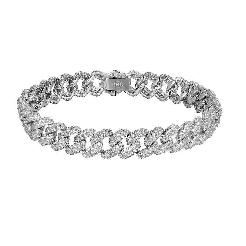 Chain diamond สีเงิน