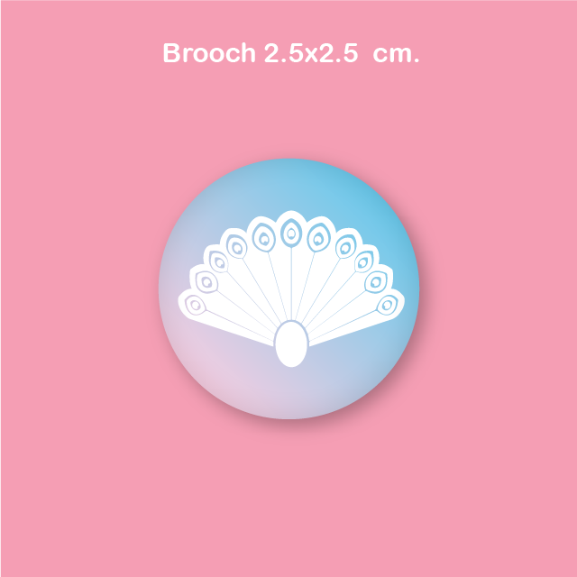 Brooch Barbie Island