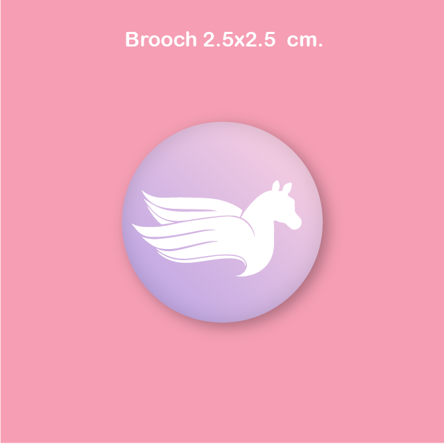 Brooch Barbie Pegasus