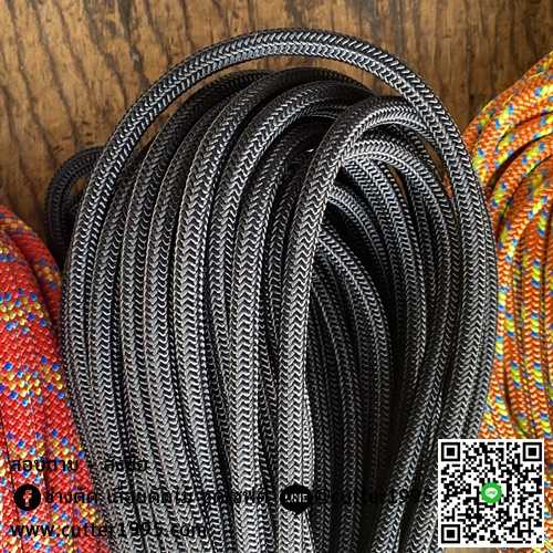 พูสิก 7 มม. สีดำ Beal Polyamide Cord Rope 7mm