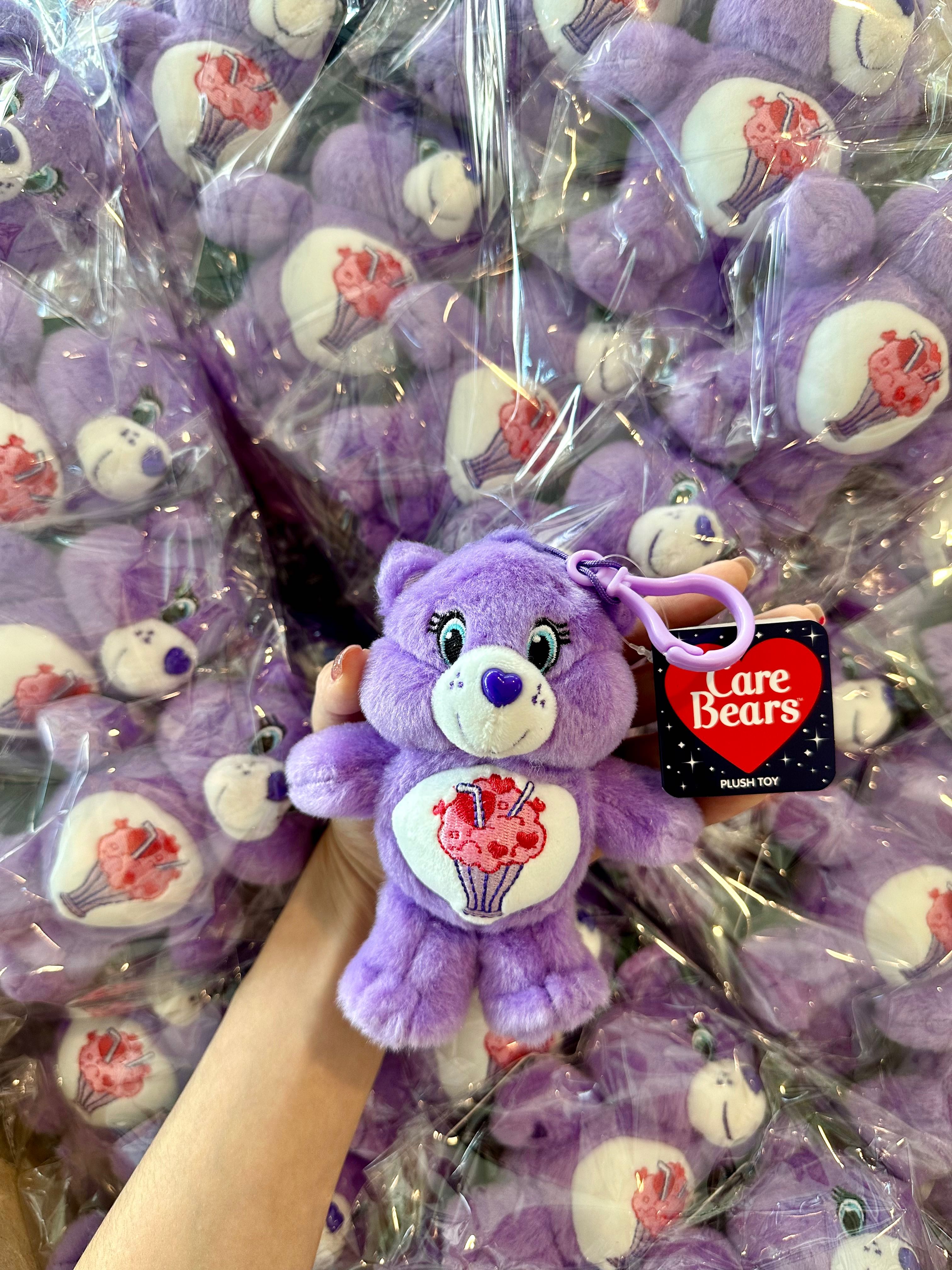 พวงกุญแจ share bear milk shake 14cm✨💜
