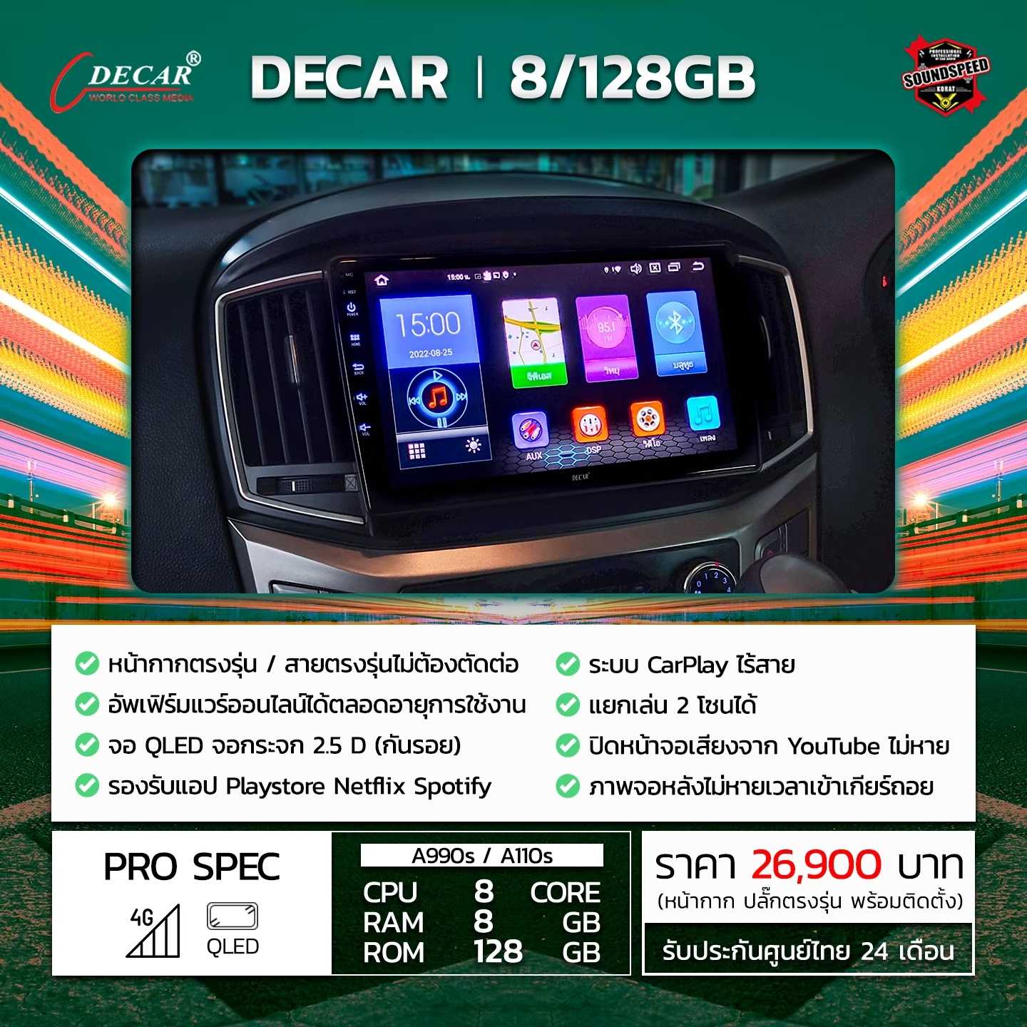Decar Android 8/128GB