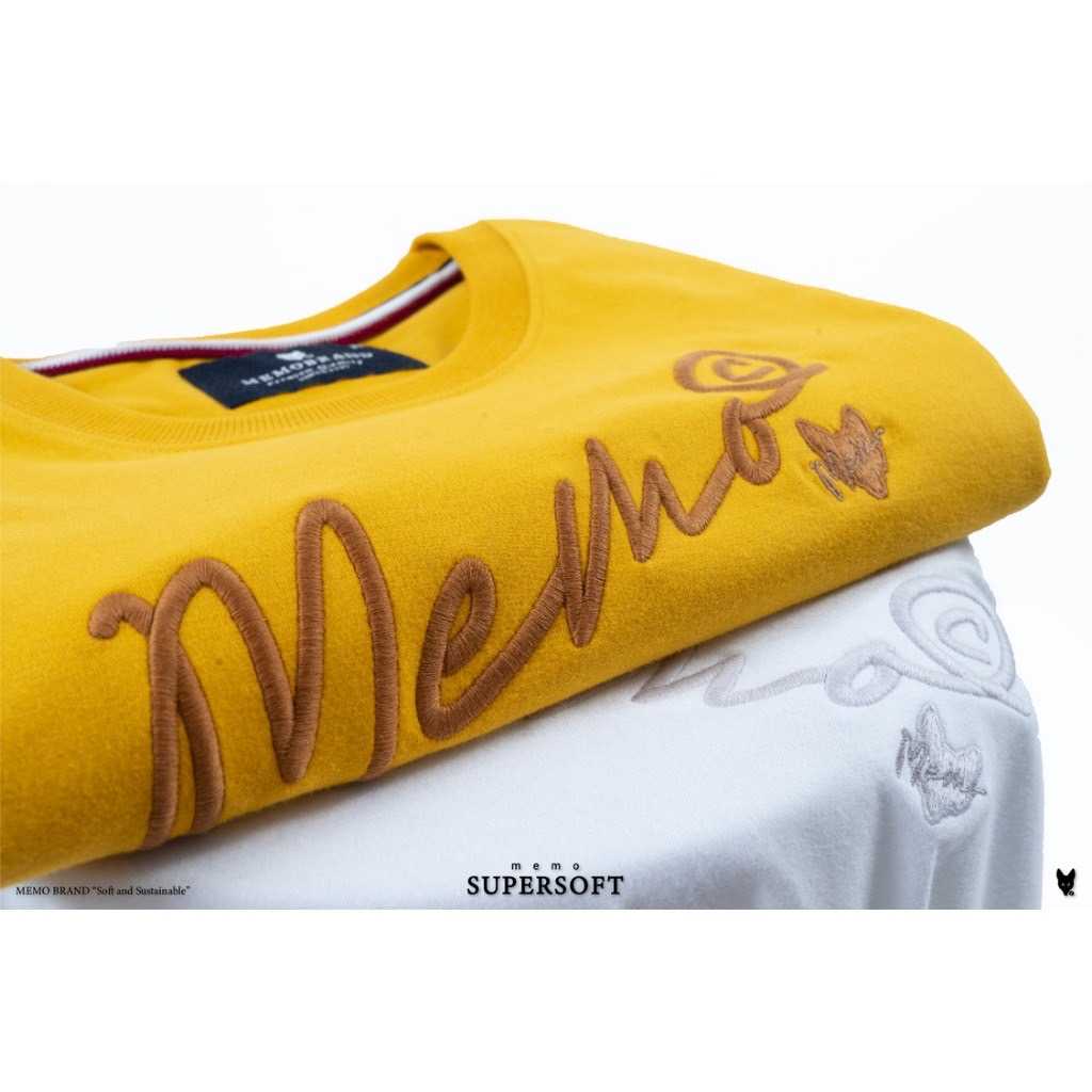 MEMO SUPERSOFT เสื้อยืดแขนสั้น ทรงผู้ชาย รุ่น MEMO SIGNATURE