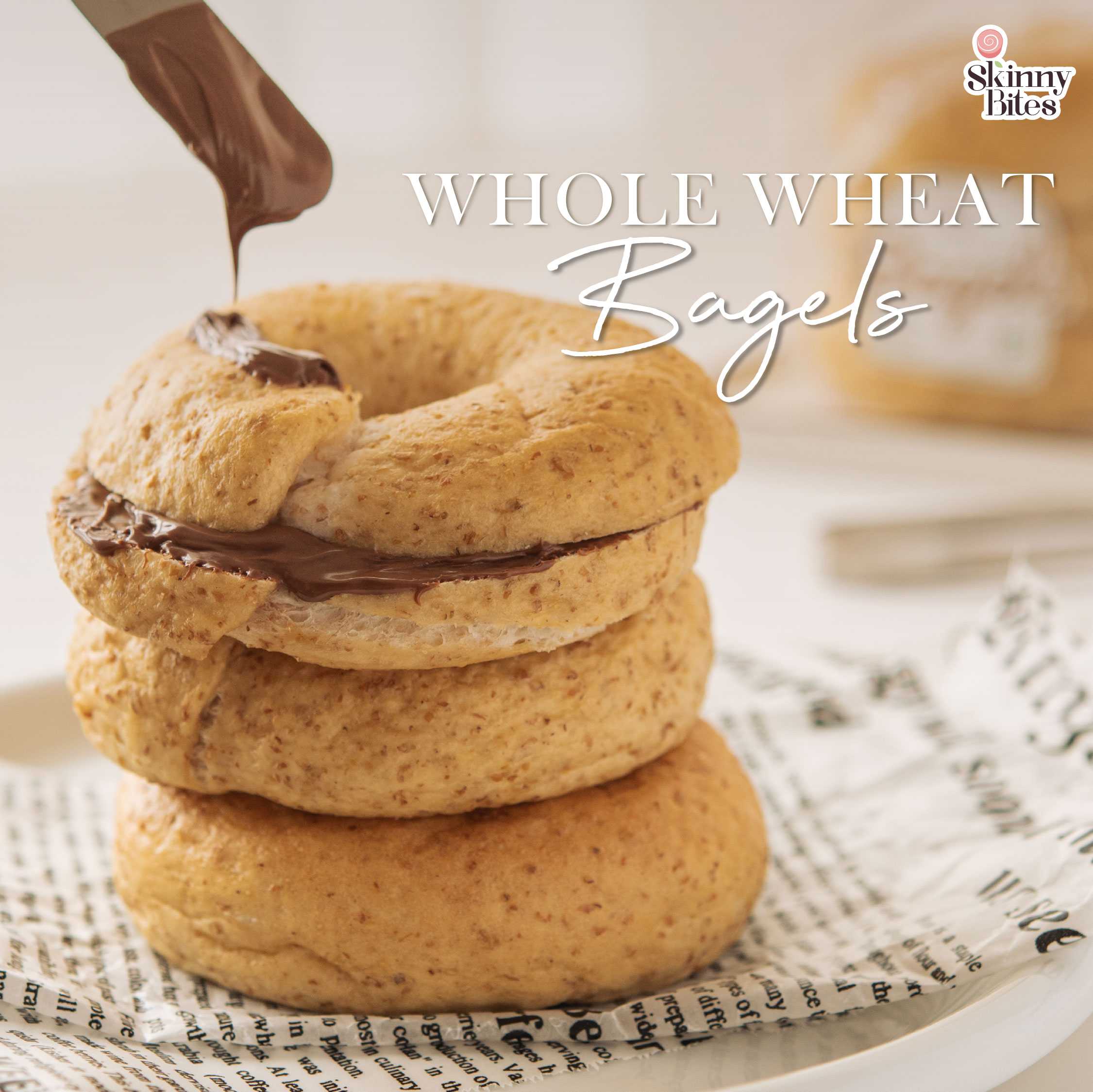 Whole Wheat Bagels โฮลวีตเบเกิ้ล