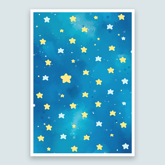 Postcard 4x6 : Cloud and StaR 03