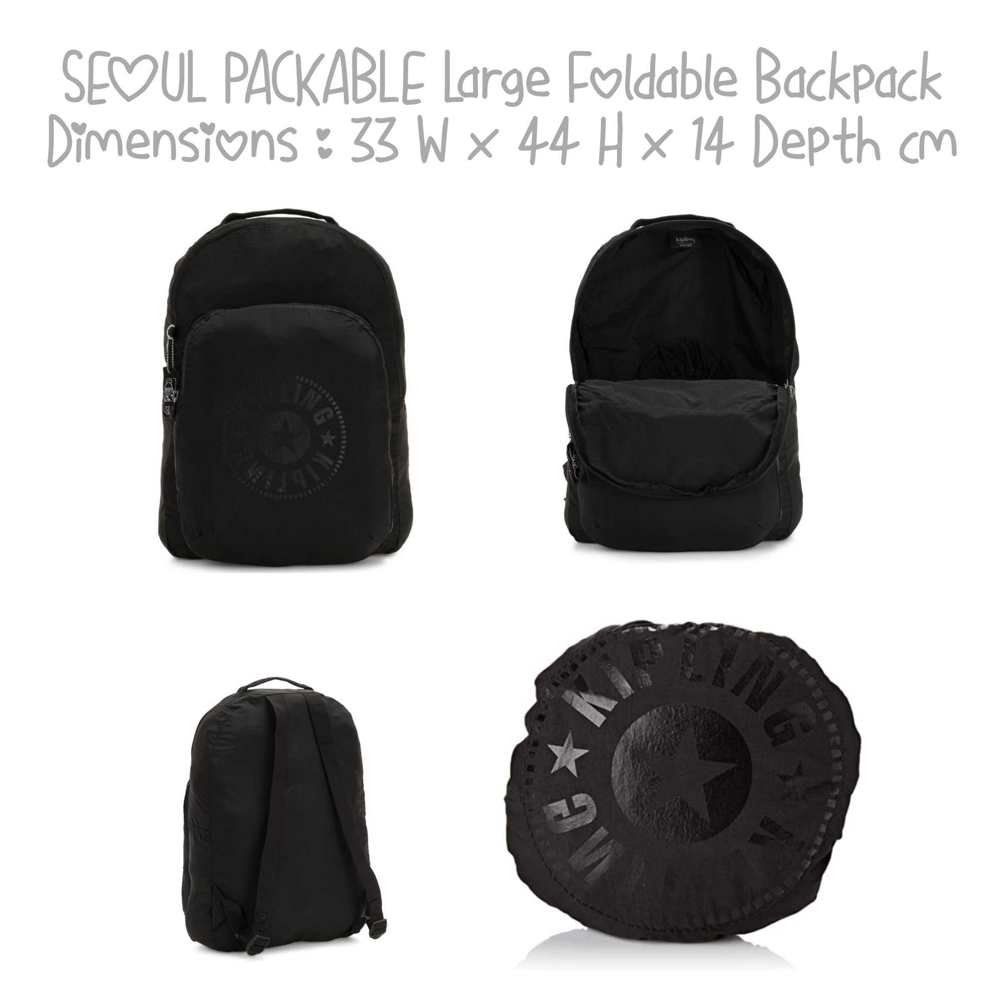 Kipling SEOUL PACKABLE Large Foldable Backpack