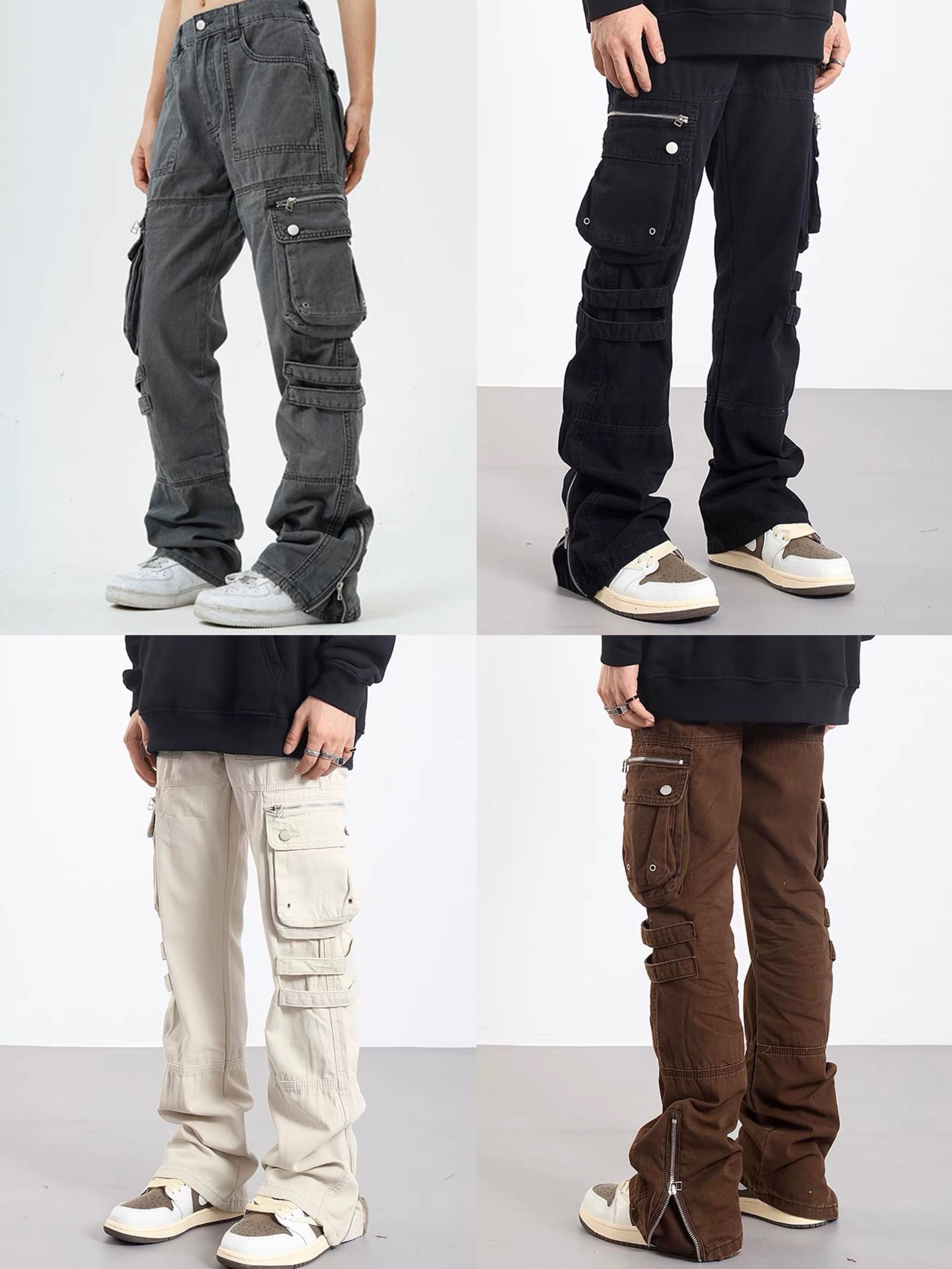 ZIPPER CARGO PANTS