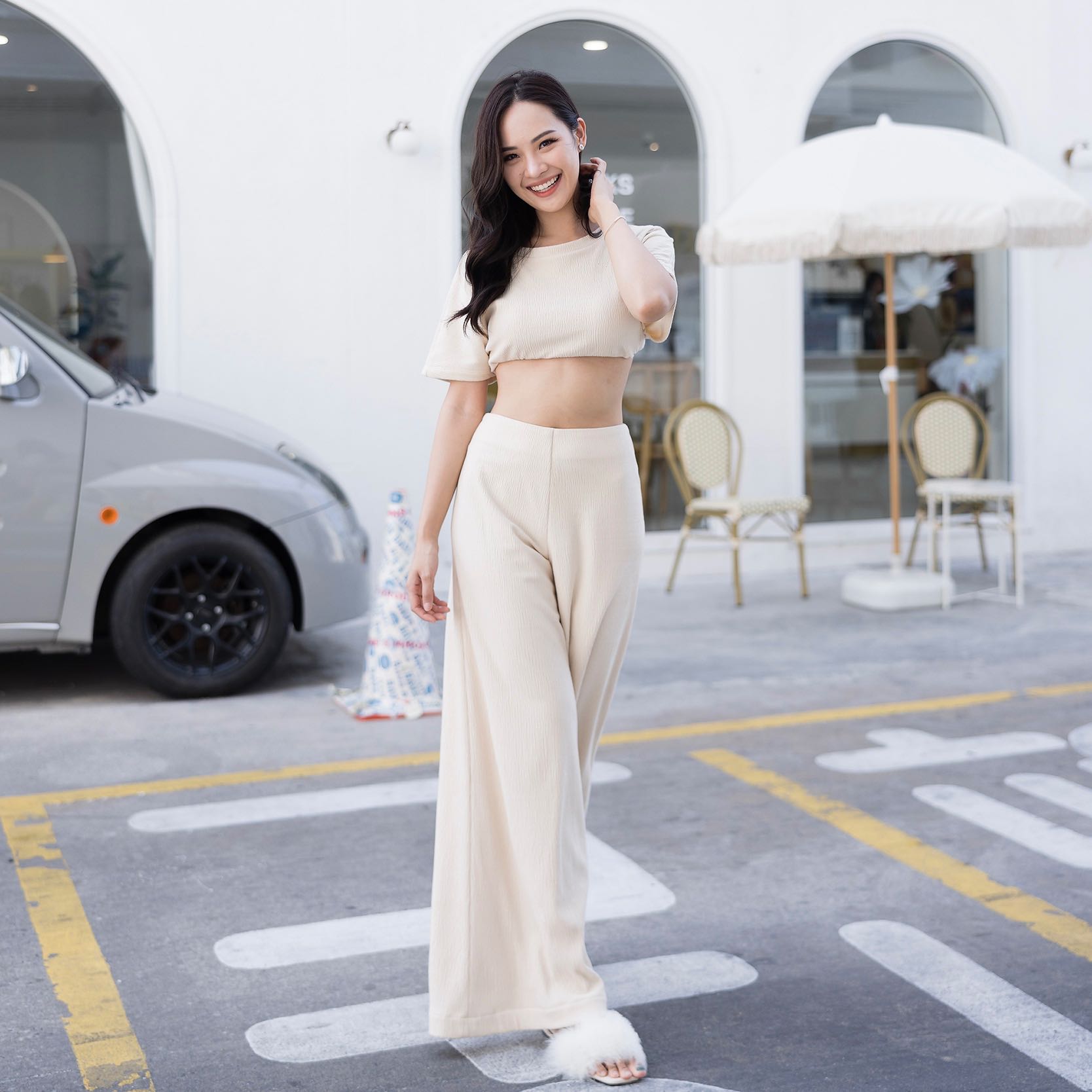 TRACY Pant สี Baby Cream พร้อมส่ง