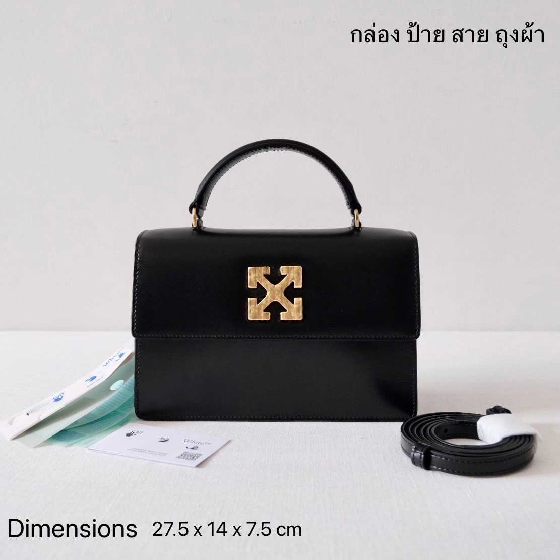 OFF- White jitney 1.4 black ghw        📌(ทักเชทก่อนสั่งซื้อ) 