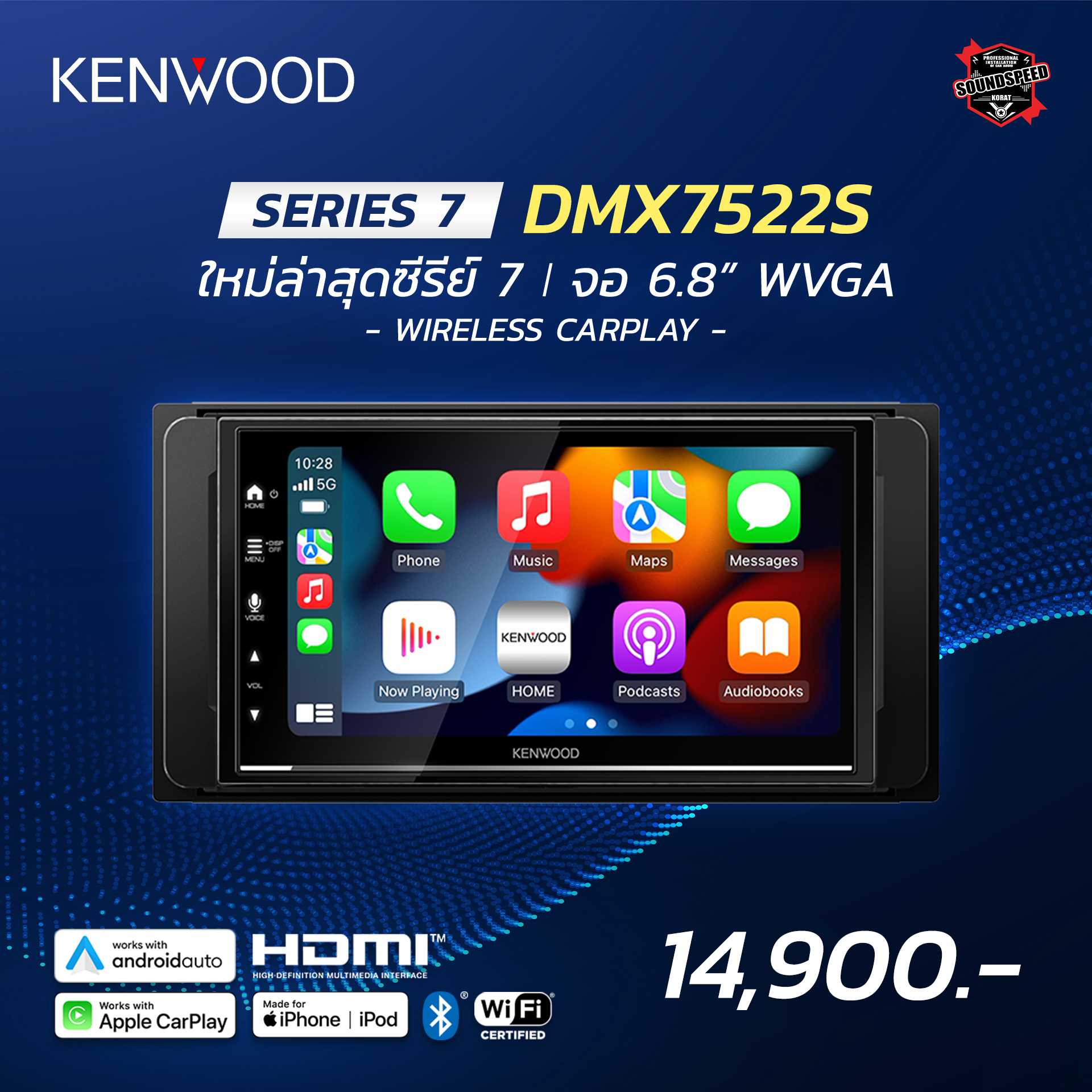 จอ Kenwood DMX7522S