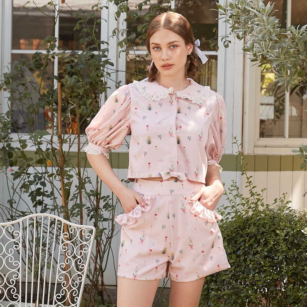 Adria shorts - Malabrand SS23 M27 กางเกงขาสั้นพิมพ์ลาย