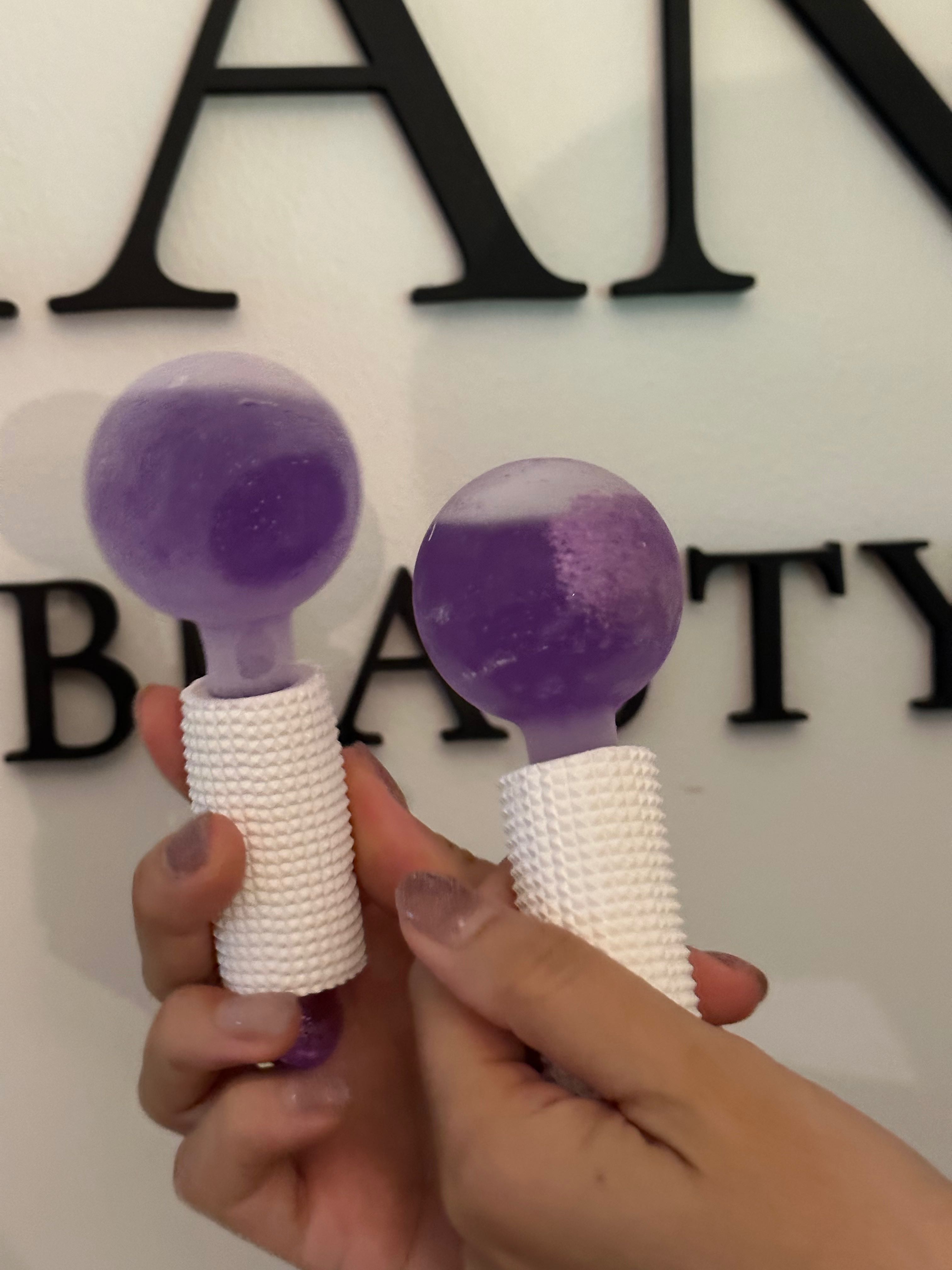 Crystal ice ball ลูกบอลประคบเย็น บำบัดผิวหน้า