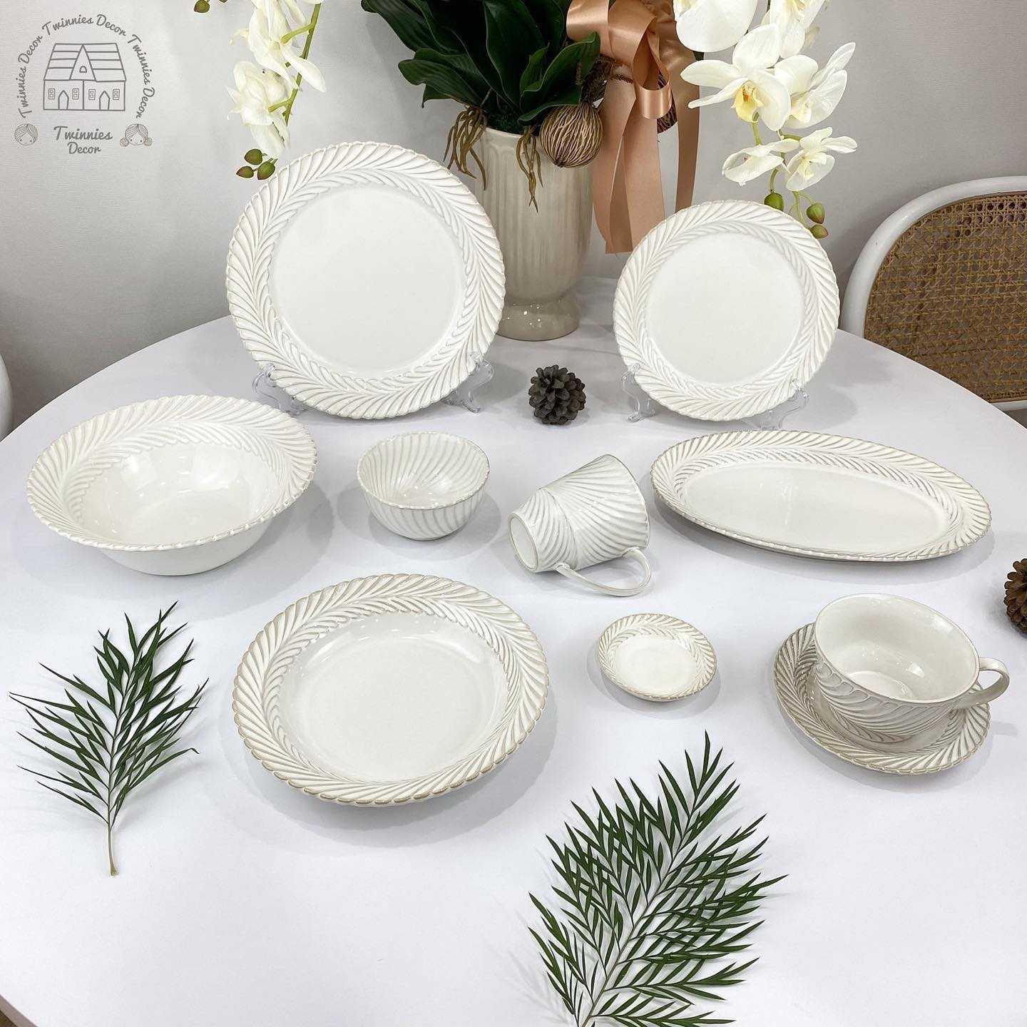 Wheat Tableware Set 🌾 Twinnies Decor