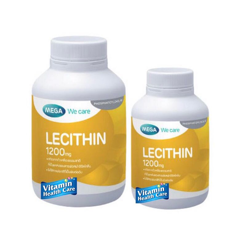 Mega We Care Lecithin เมก้า วีแคร์ เลซิติน 1200 มิลลิกรัม