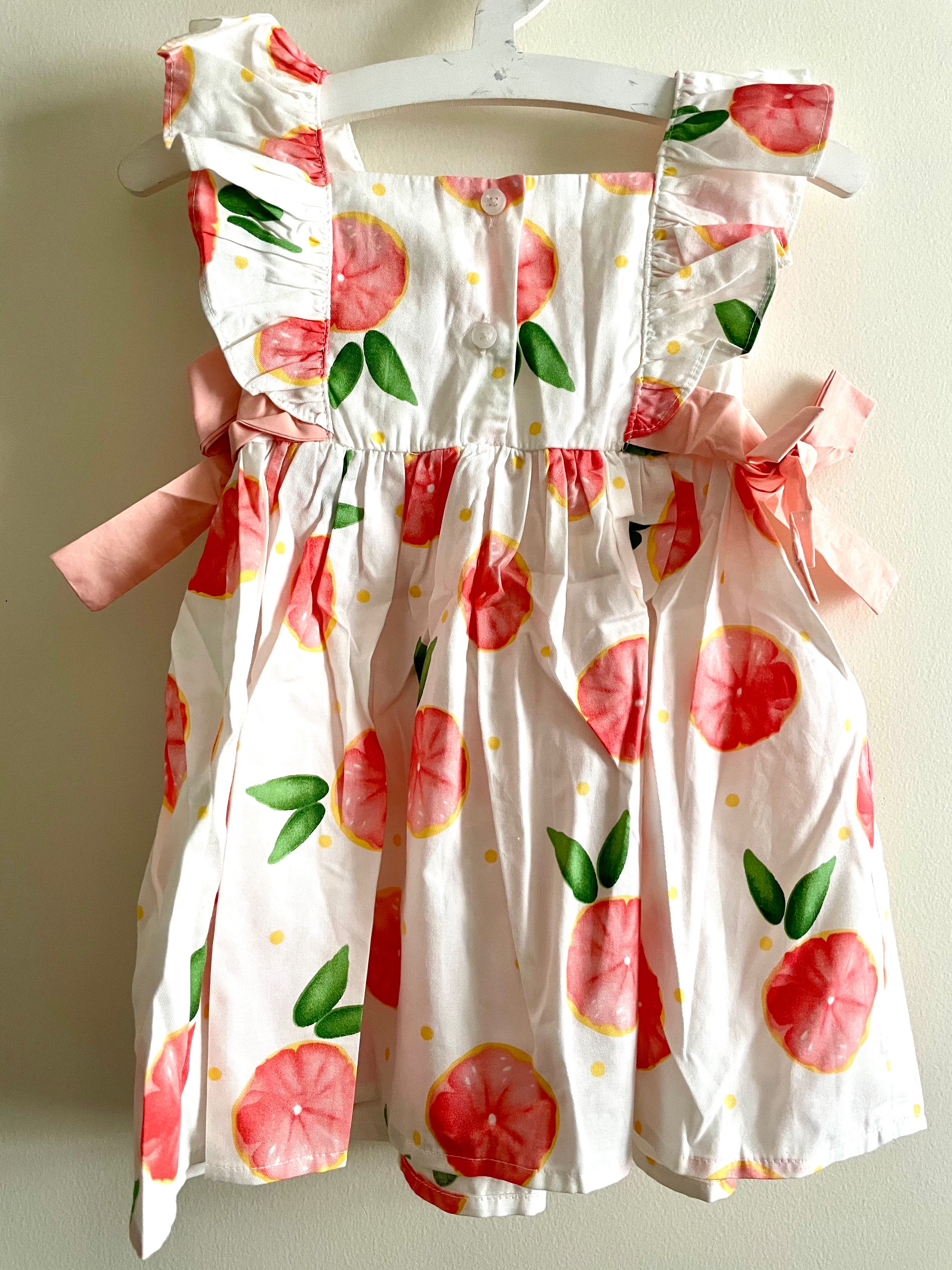 Citrus summer dress