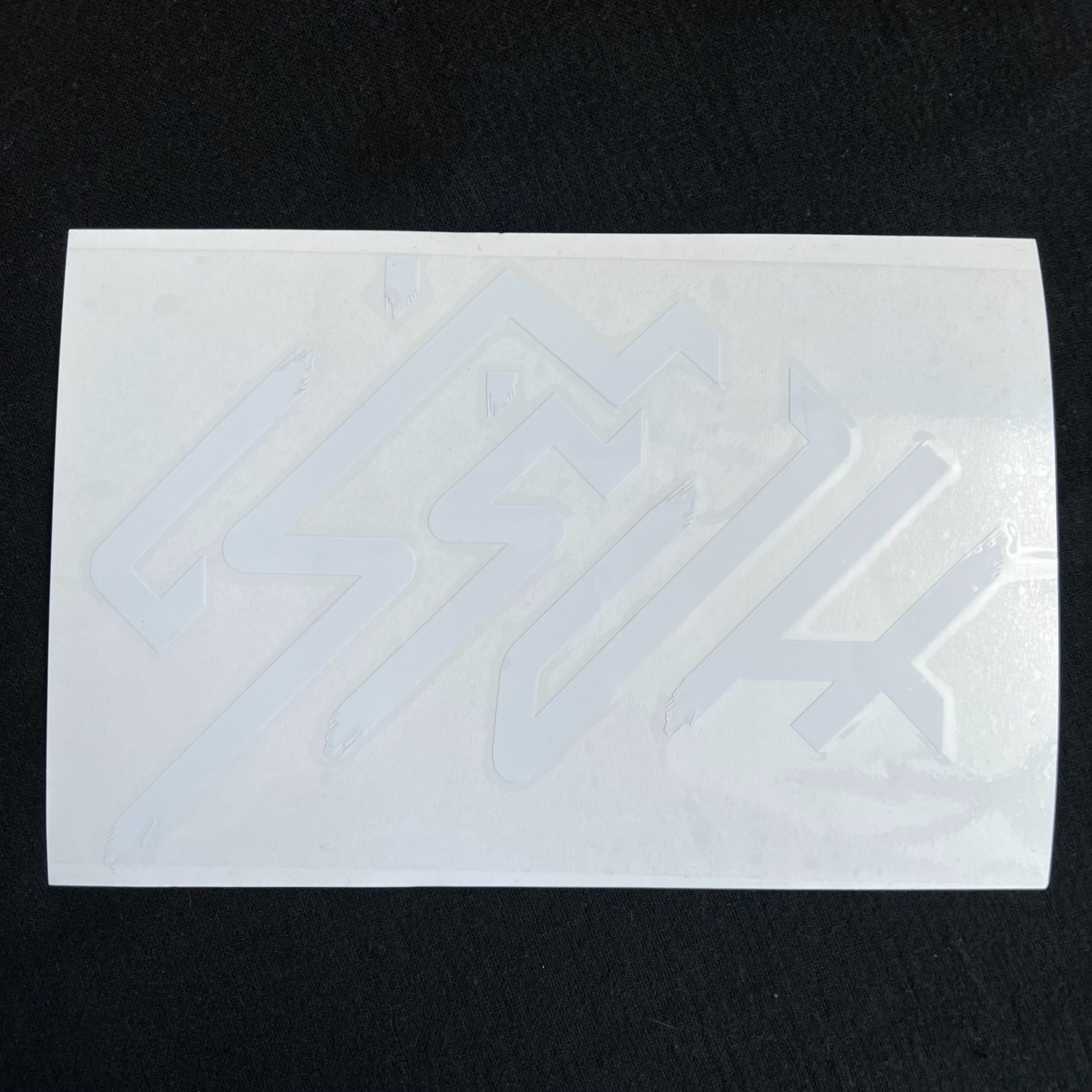 สติ๊กเกอร์ เร่ร่อน สีขาวใหญ่