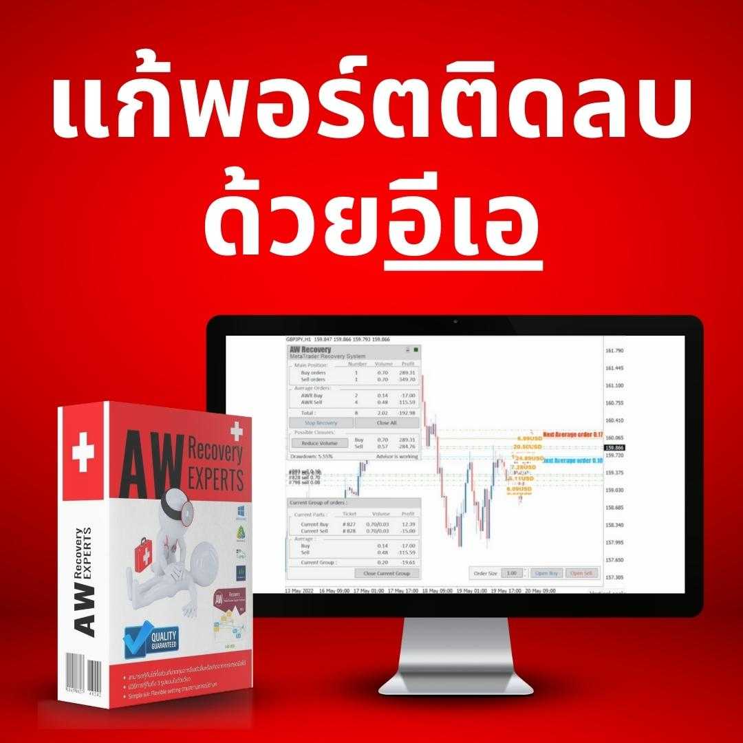 อีเอสำหรับช่วยแก้พอร์ตติดลบ ลด Drawdown AW Recovery MT4 only