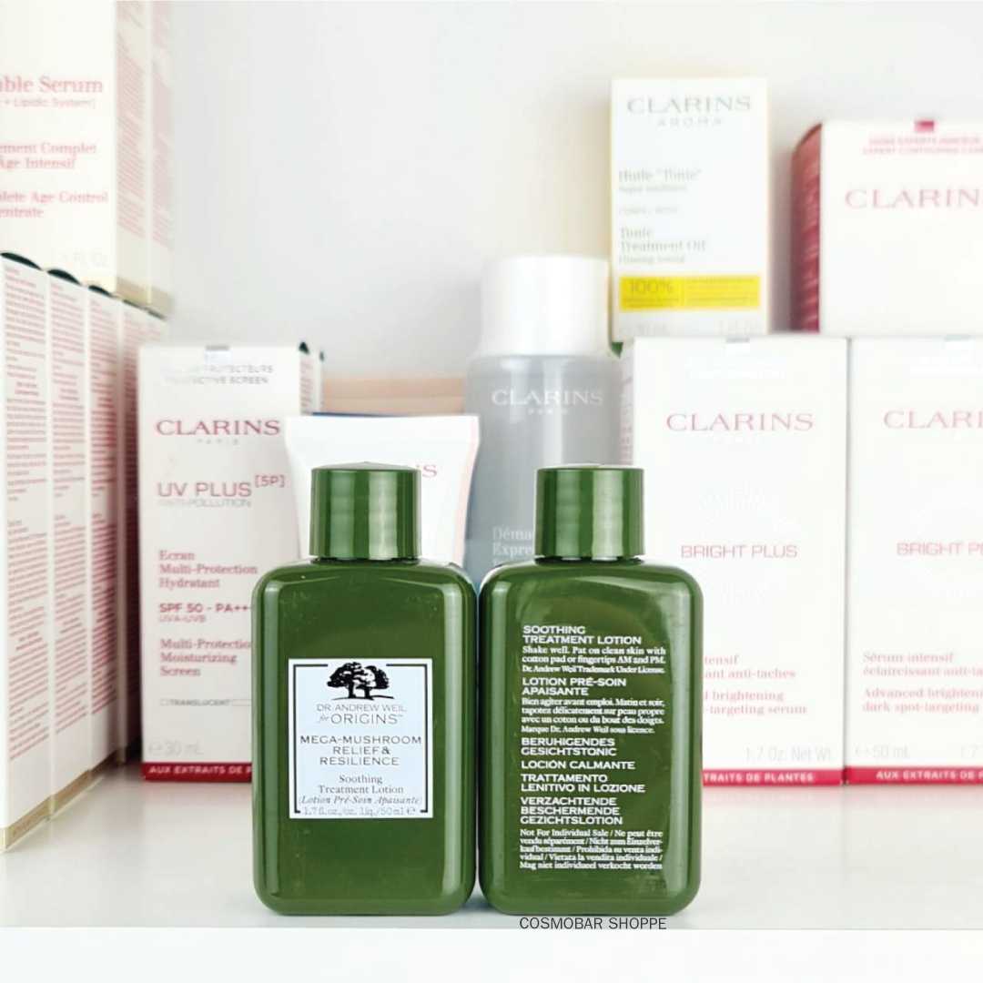 [สูตรใหม่!] น้ำตบเห็ด Origins - Mega-Mushroom Relief & Resilience Soothing Treatment Lotion 50ml.