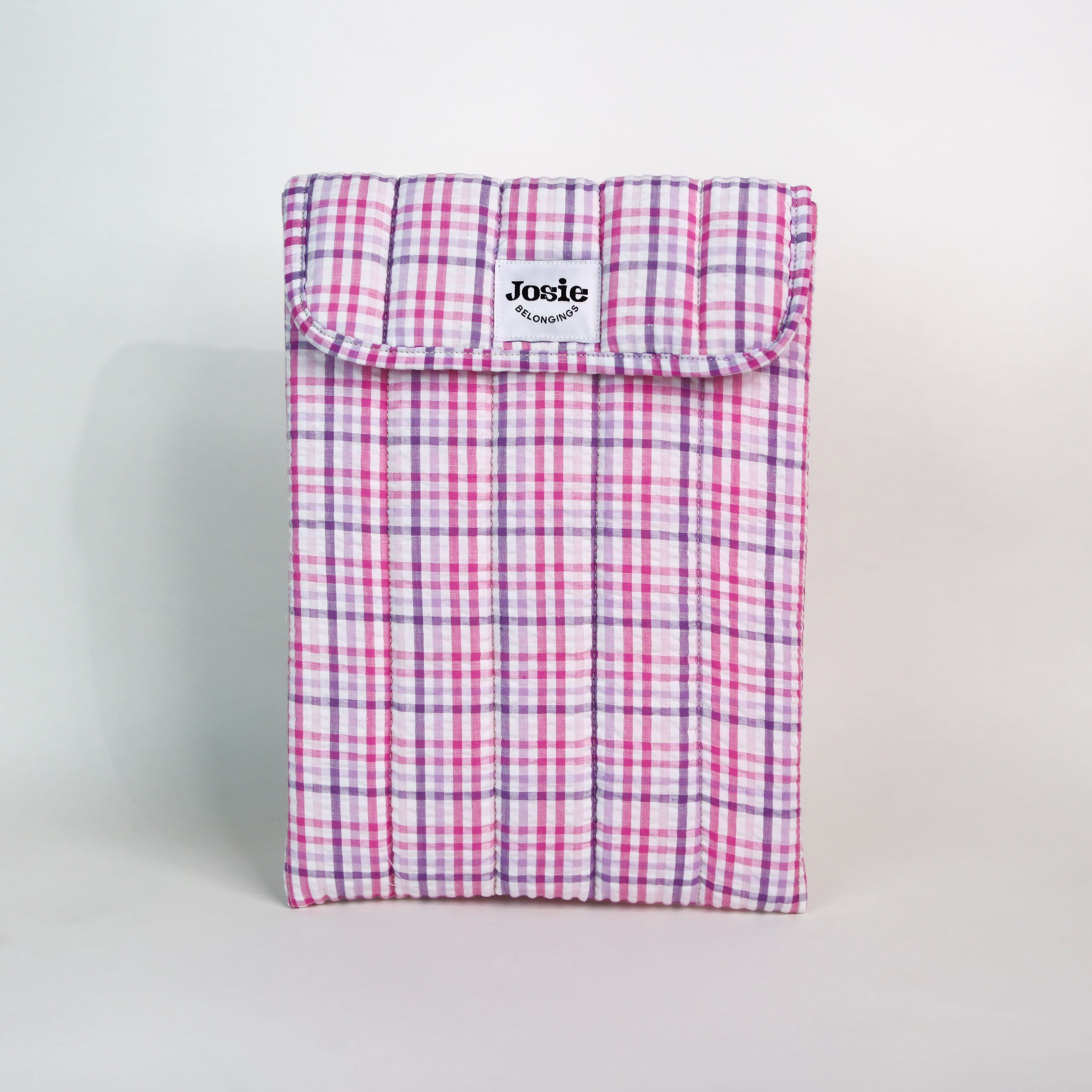 Pink Plaid sleeve