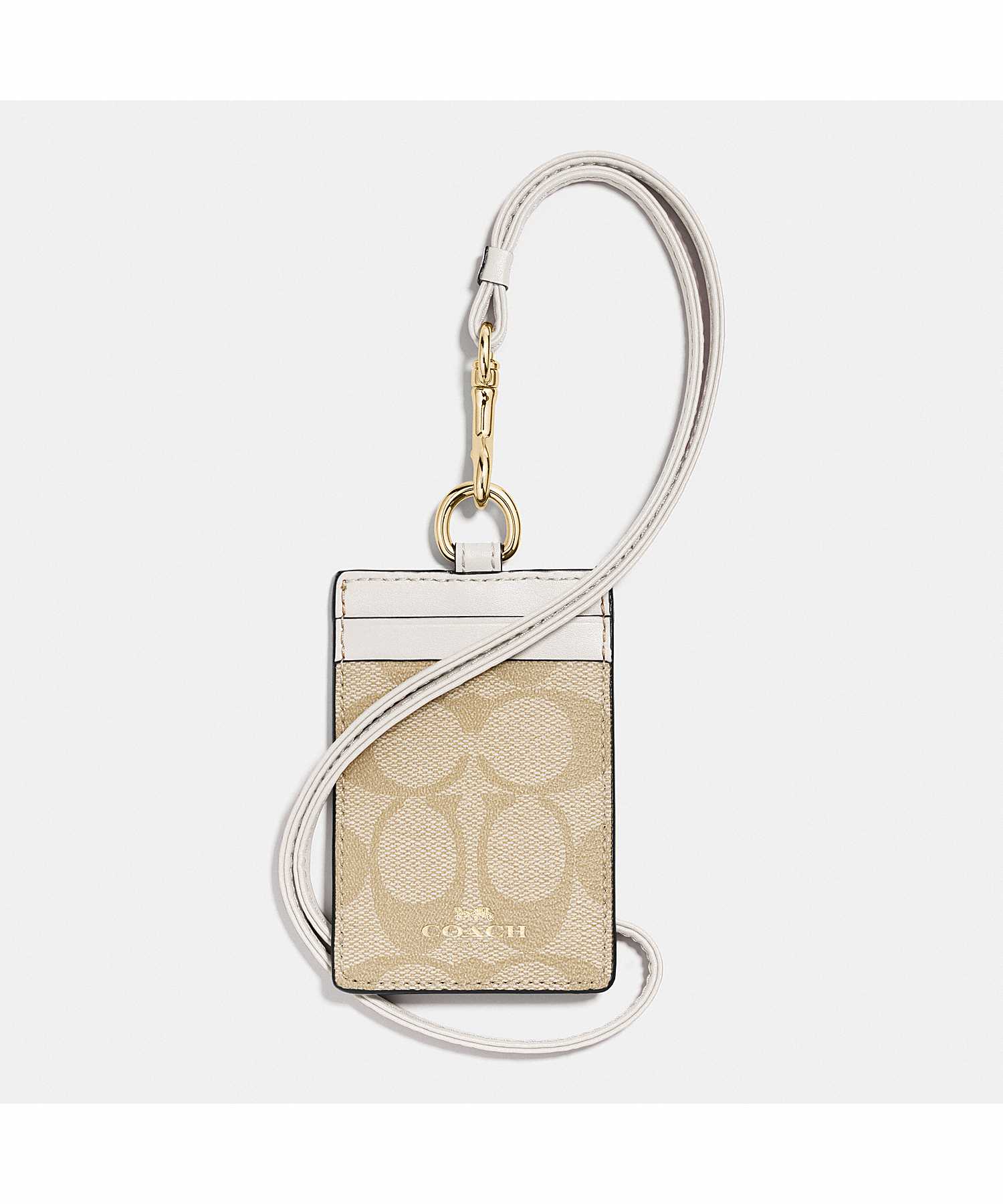 COACH ID LANYARD IN SIGNATURE CANVAS 63274 IMDQC