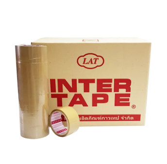 INTER TAPE เทปOPP 2นิ้ว x 45หลา /100 หลา ขุ่น+ใส