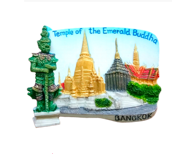 แม่เหล็กติดตู้เย็น ยักษ์วัดพระแก้ว (Temple of Emerald Buddha (giant) ประเทศไทย