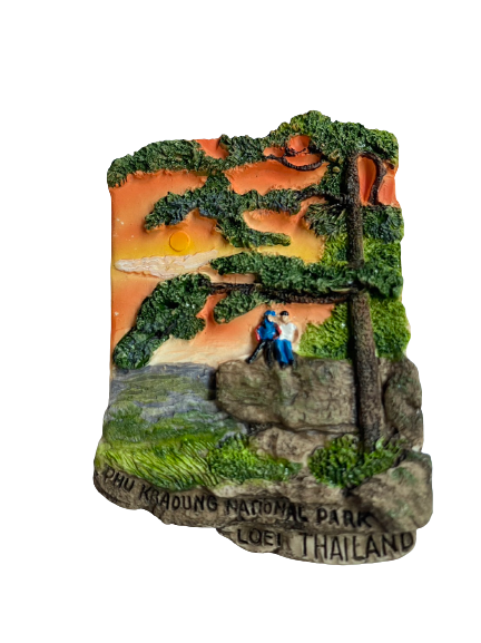 แม่เหล็กติดตู้เย็น ภูกระดึง,เลย  Phu Kradueng Thailand 3D Fridge Magnet