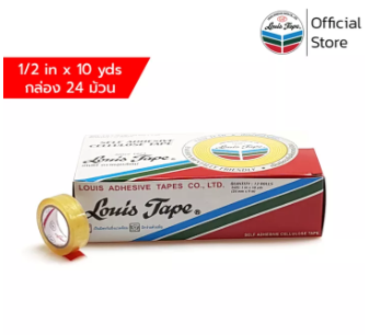 LOUIS TAPE เทปใส 1/2นิ้ว x 10หลา
