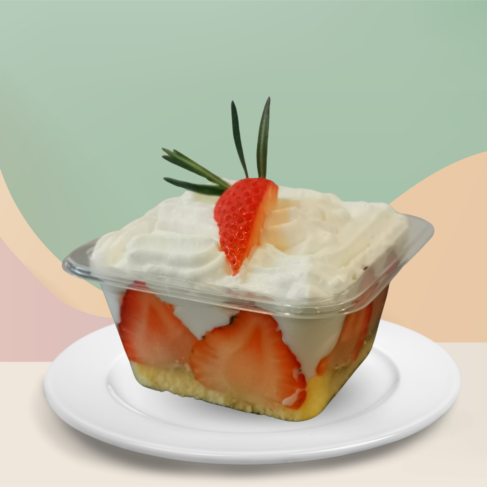 เค้กบ๊อกซ์ สตรอเบอรี่ครีมสด (ขั้นต่ำ 20 ชิ้น)