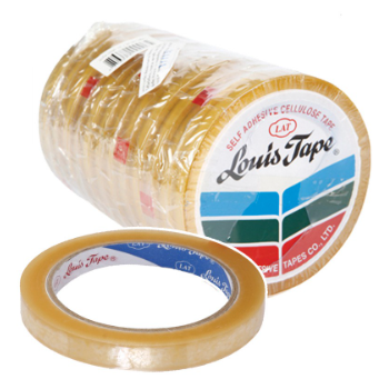 LOUIS TAPE เทปใส 1/2นิ้ว,1 นิ้ว,3/4นิ้ว x 72หลา แกนใหญ่