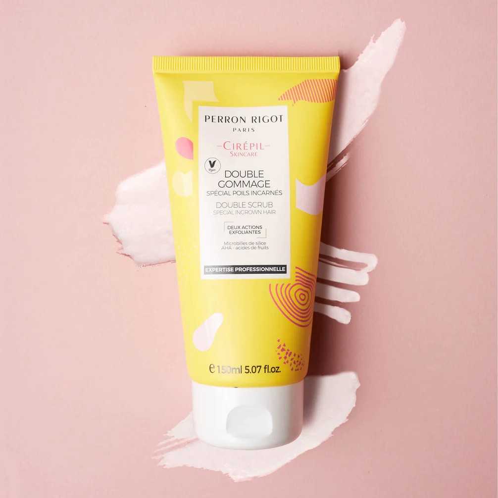 สครับก่อนแว็กซ์ขน ขจัดขนขุด Double Scrub Ingrown hair care แบรนด์จากฝรั่งเศส