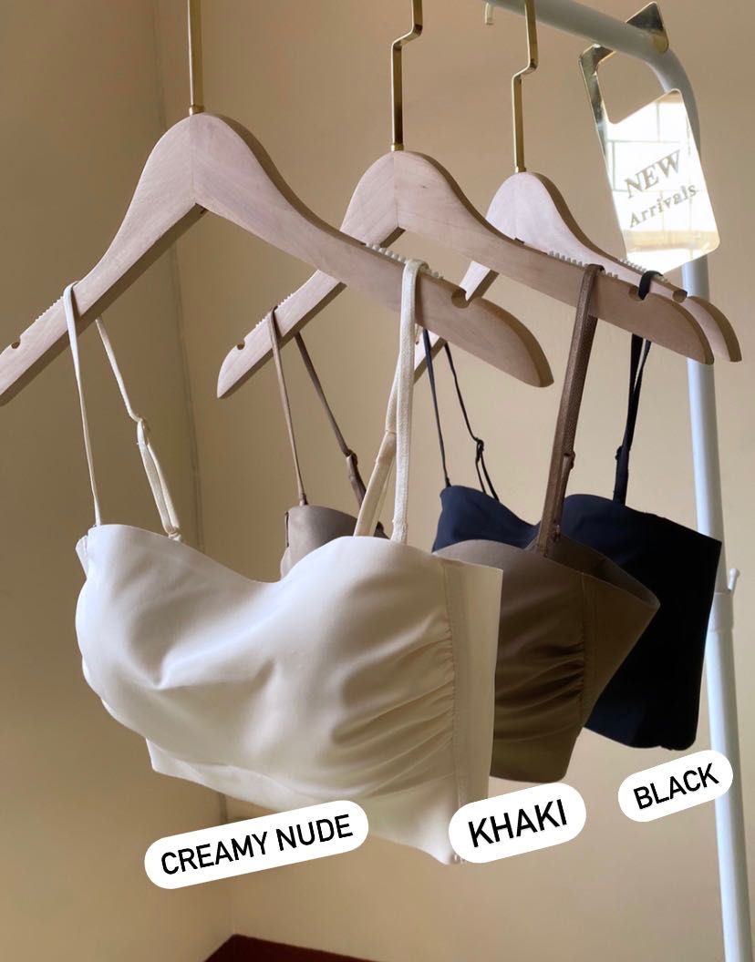 Wireless crop bra with straps #sfseamless10