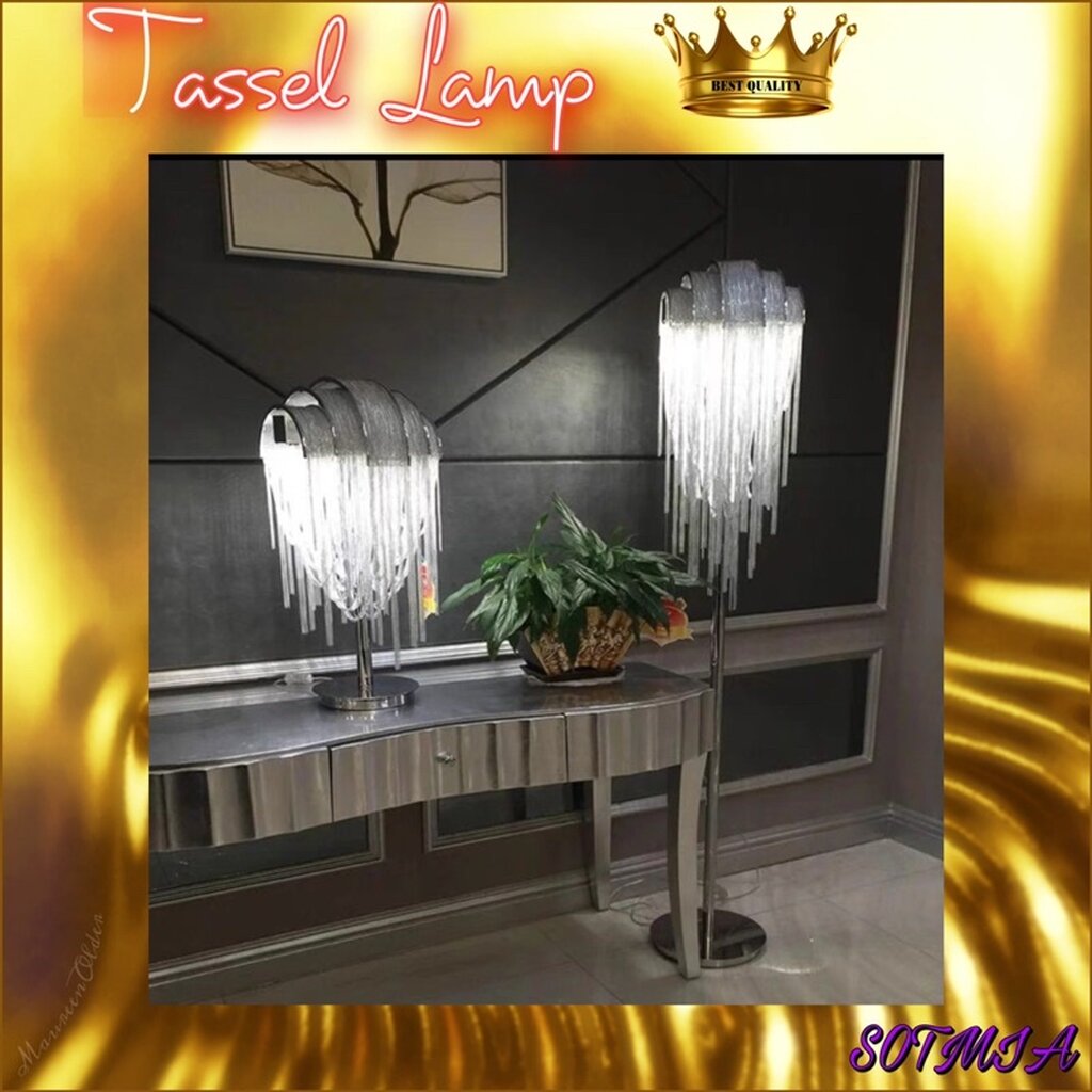 CT119A050 SOTMIA #โคมไฟตั้งโต๊ะ โคมไฟตั้งพื้น โคมไฟพู่ Tassel lamp โคมไฟ led โคมไฟโมเดิล โคมไฟMod...